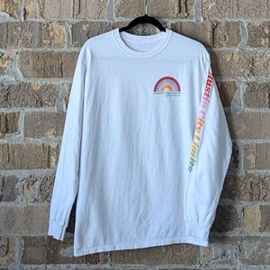 Austin City Limits Music Festival Rainbow Long Sleeve Cotton Tee Medium